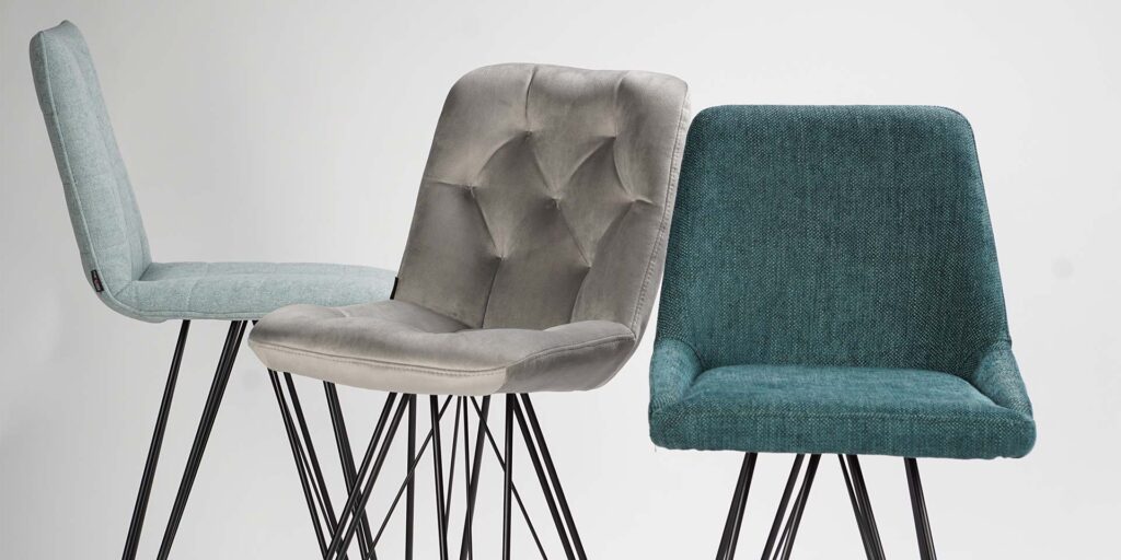 bar chair with metal legs