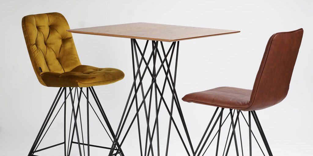 bar set with table and bar chair