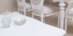 white baroque coffee table