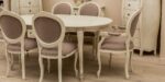 baroque dining set with chairs and table
