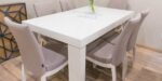 dining set in beige colour