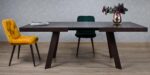 dining set black oak table and chairs