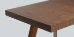 extendable dining table with walnut wood