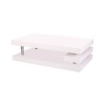 3 level coffee table in white MDF