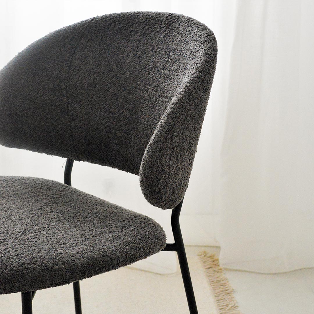 dining-chair-alexis-mahagoni-furniture-2 Dining chair with bouclé fabric